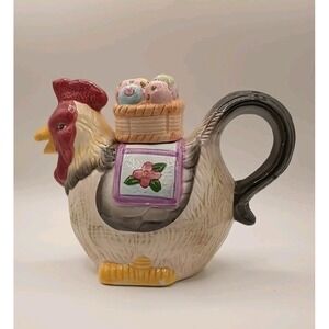 Small Vintage Chicken Teapot